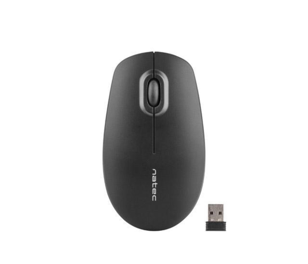 Natec MYSZ BEZPRZEWODOWA NATEC Merlin Czarna - 1438040 - zdjęcie 2